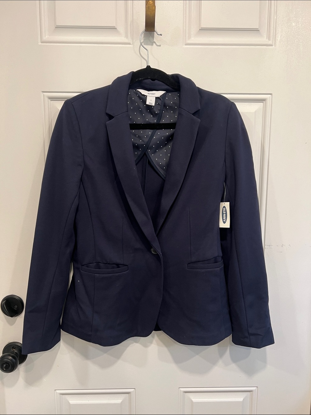 Old Navy Navy Single-Button Women's Blazer